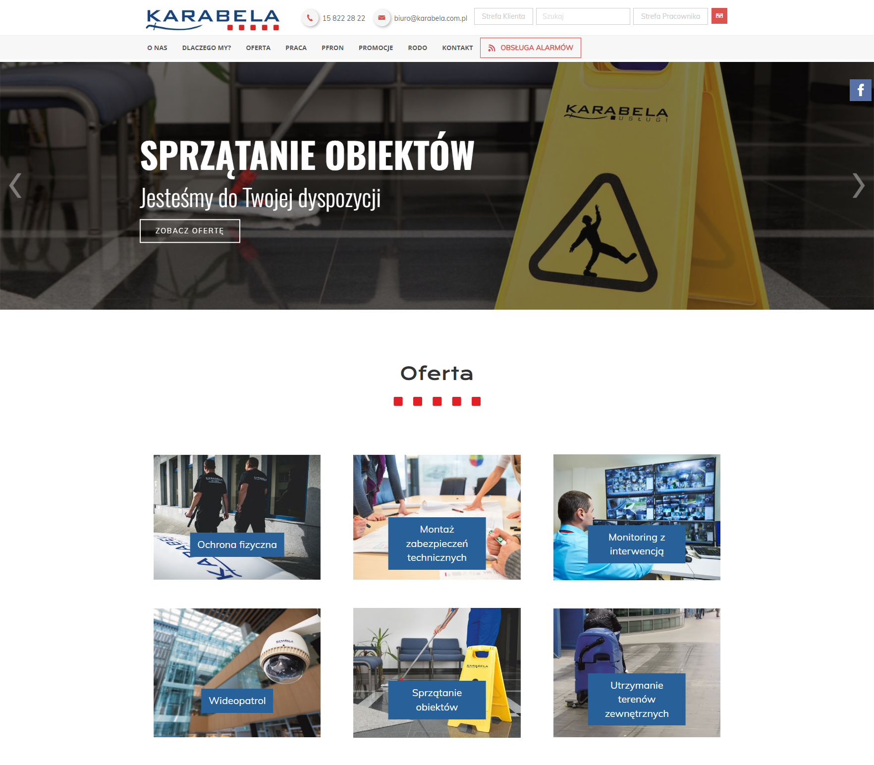 Strona internetowa Rzeszów Karabela